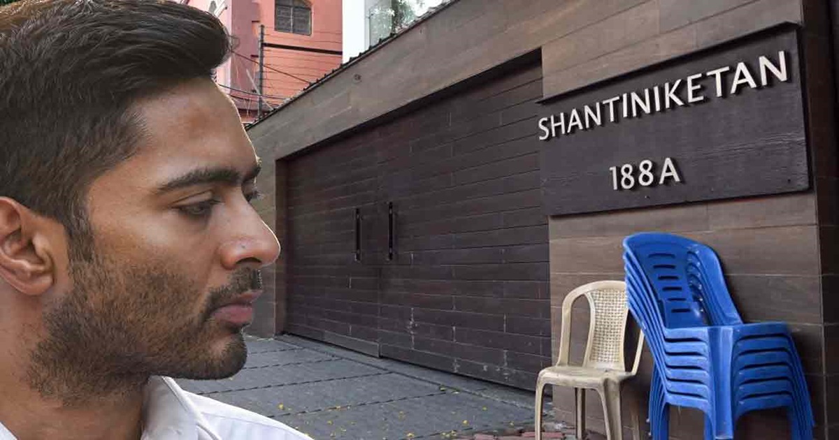 abhishek illegal construction notice send by kmc tmc second in command loose his control