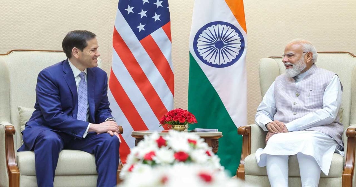 modi rubio meeting us secretary of state holds high-level talks with pm