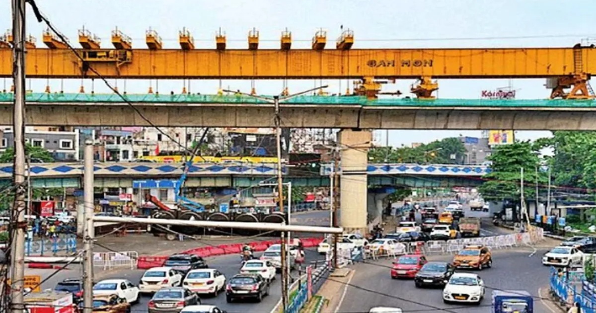 rvnl-completes-kolkata-metro-orange-line-chingrighata-viaduct-work-em-bypass-in-120-hours
