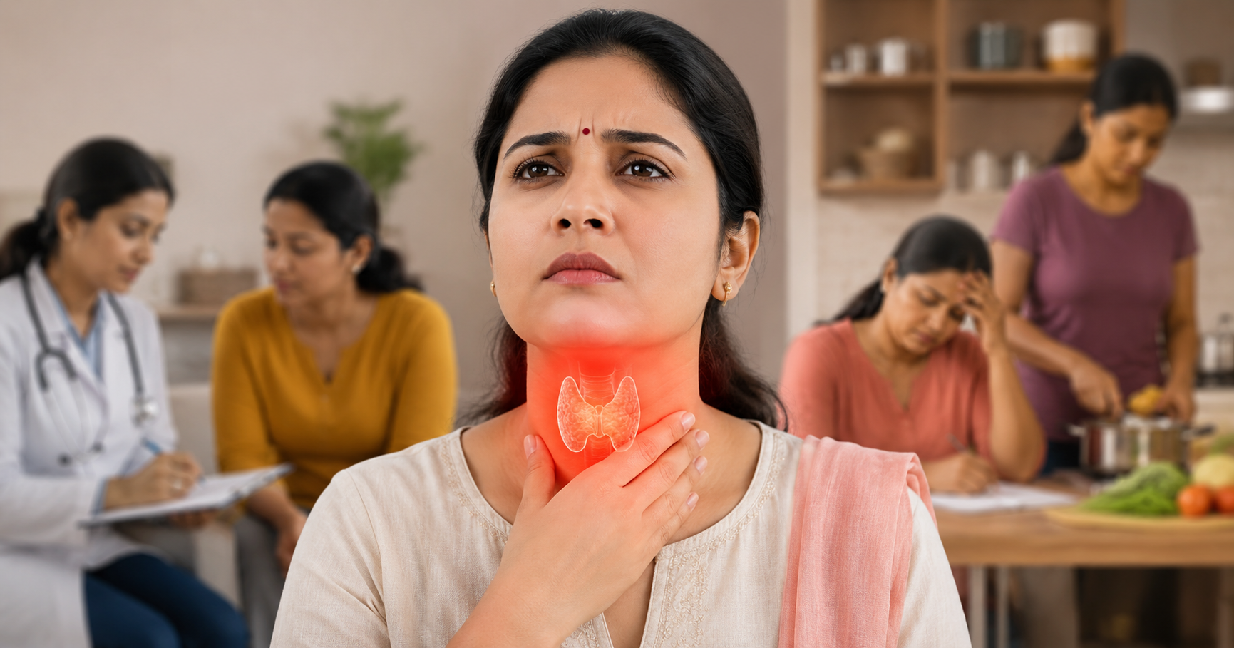 indian-women-health-thyroid-problem-rising-4-times-more-than-men-symptoms-risks-and-complications