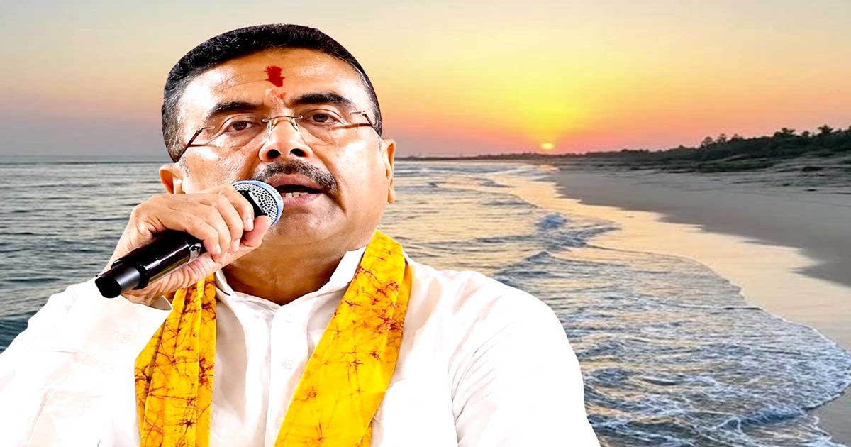 suvendu adhikari discuss with karan adani over tajpur seaport declares many plans about water metro and so on