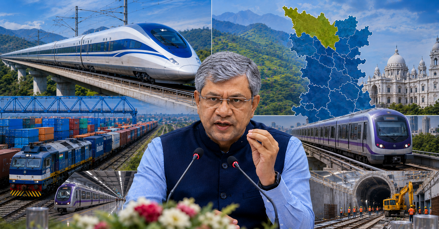 Delhi-Siliguri Bullet Train: দিল্লি থেকে শিলিগুড়ি মাত্র ৬ ঘণ্টা! বাংলার জন্য বুলেট ট্রেনের বড় পরিকল্পনা জানালেন অশ্বিনী বৈষ্ণব