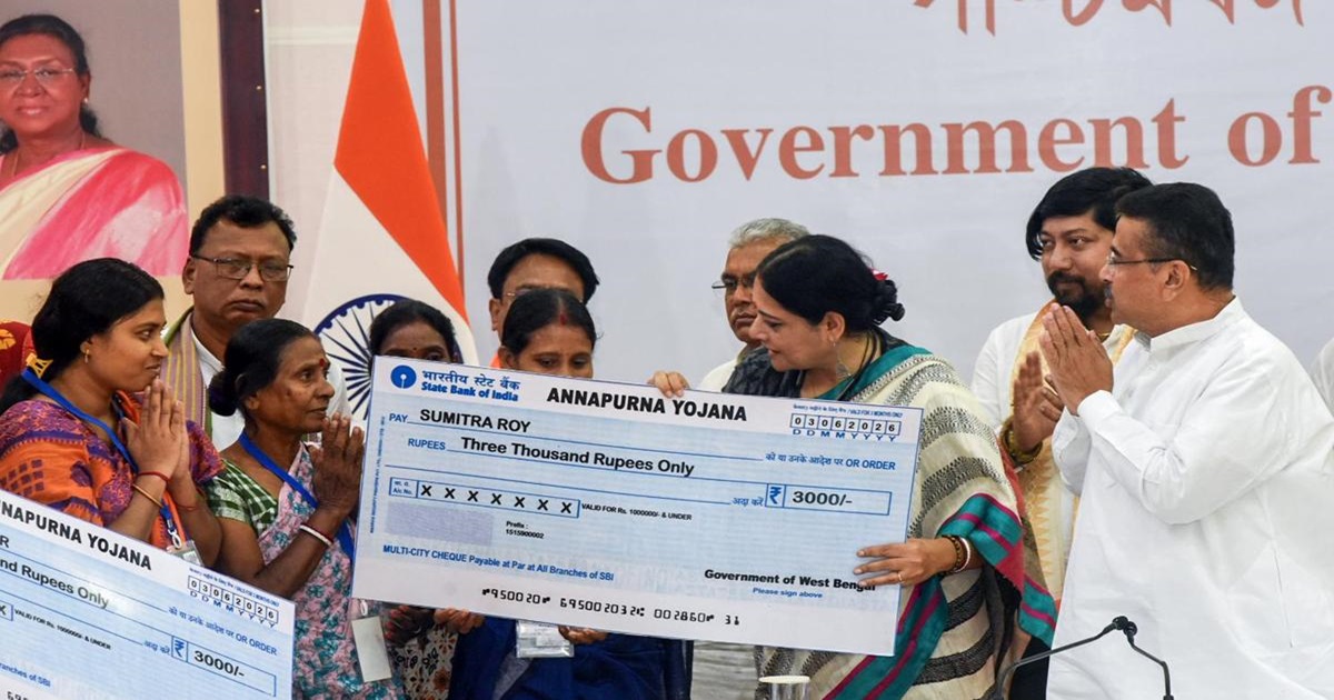 annapurna yojana payment 50 lakh women already received benefits said cm suvendu adhikari