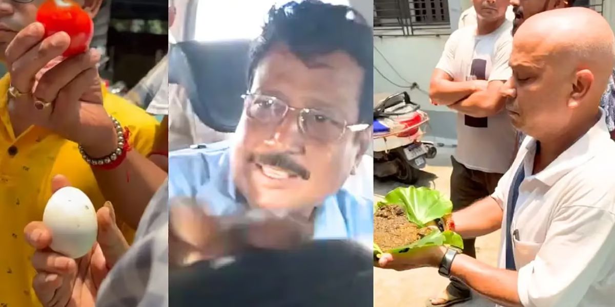 Sabyasachi Dutta: হাতে পচা ডিম, টমেটো, গোবর নিয়ে আদালত চত্বরে অপেক্ষা করছিল জনতা, সব্যসাচী হাজির হতেই ছোড়া শুরু