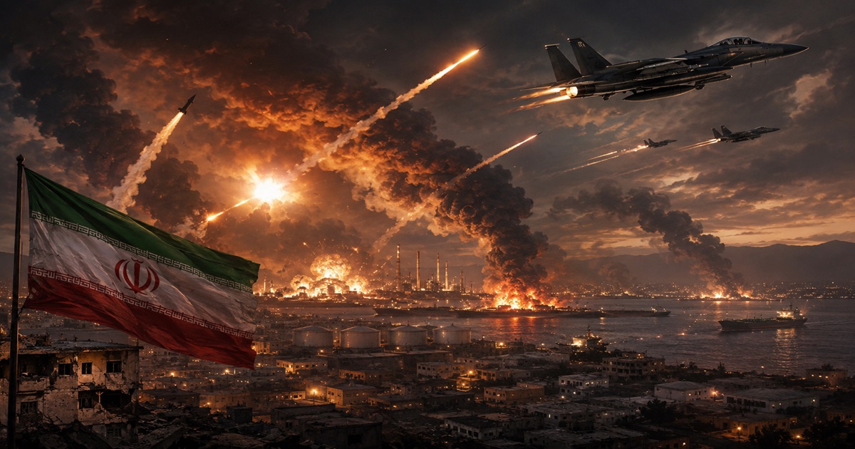 iran us conflicts markin strikes overnight teheran hits american bases across the region crisis in strait of hormuz