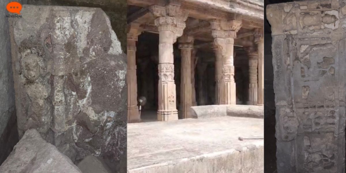 bharuch jama masjid ancient hindu and jain idols found in basement viral video intensifies claims made by hindu side