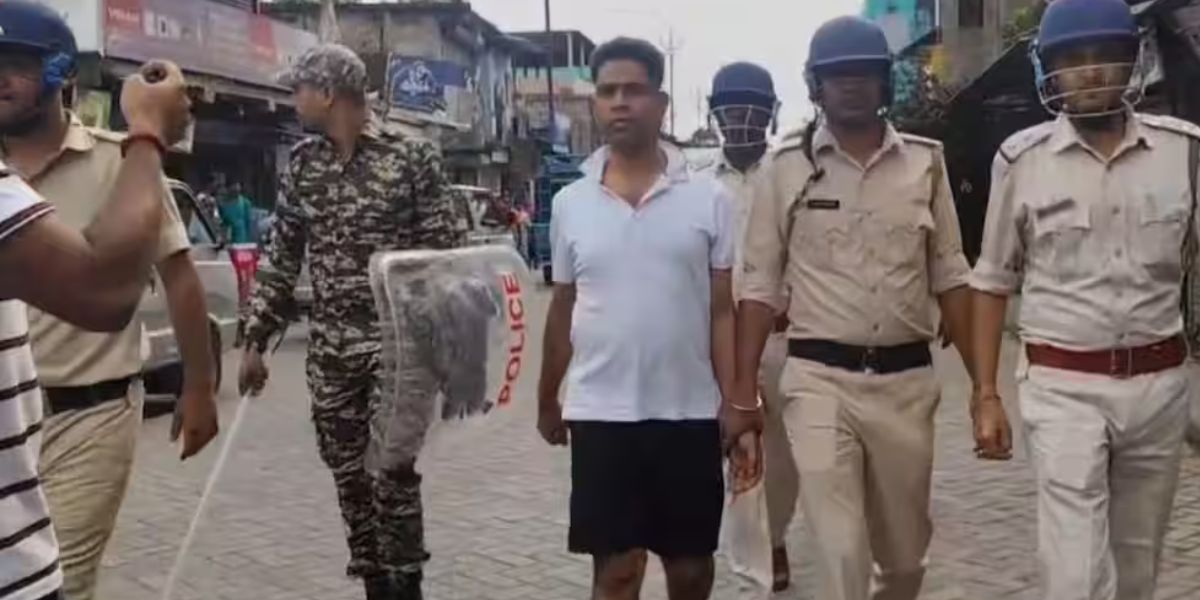 falta news jahangir khan police parade tmc leader in shorts necessary steps taken for crime scene reconstruction