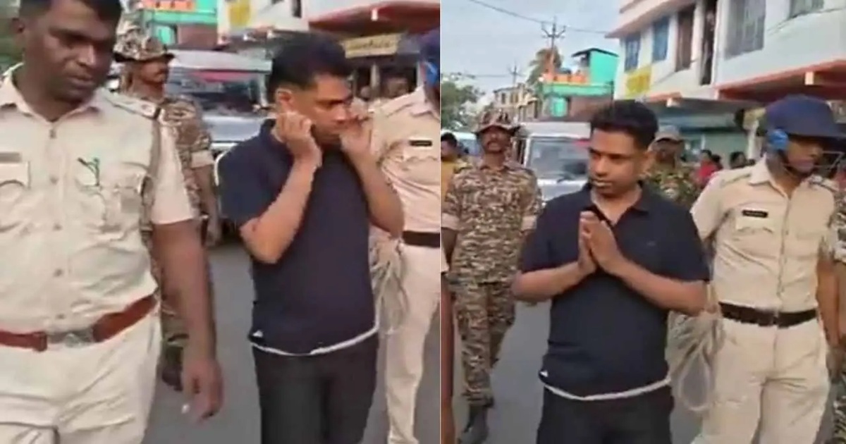 jp nadda diamond harbour police recreate crime scene with former tmc leader of falta jahangir khan in convoy attack case