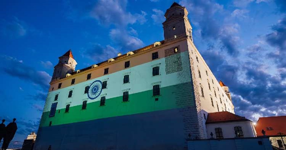 bratislava-castle-lights-up-in-indian-tricolour-to-welcome-pm-modi