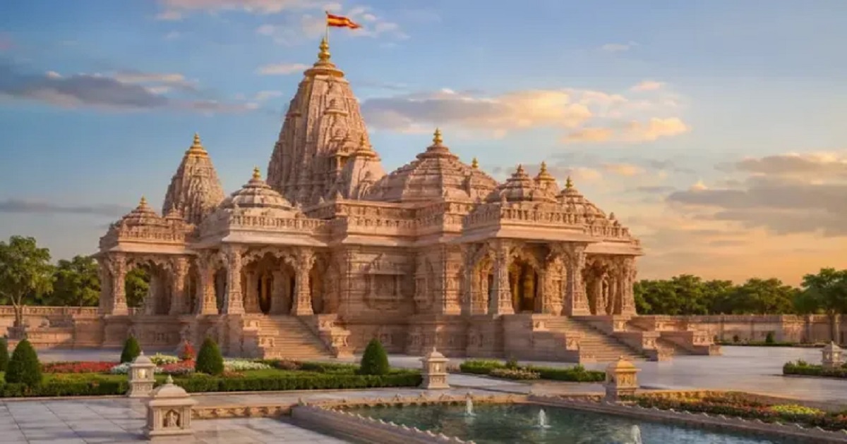 france-first-traditional-baps-swaminarayan-mandir-opens-september-indian-stone-carvings