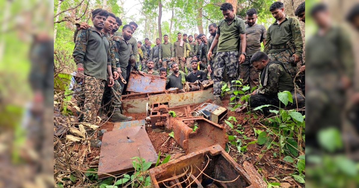 gadchiroli-maoist-arms-cache-destroyed-maharashtra