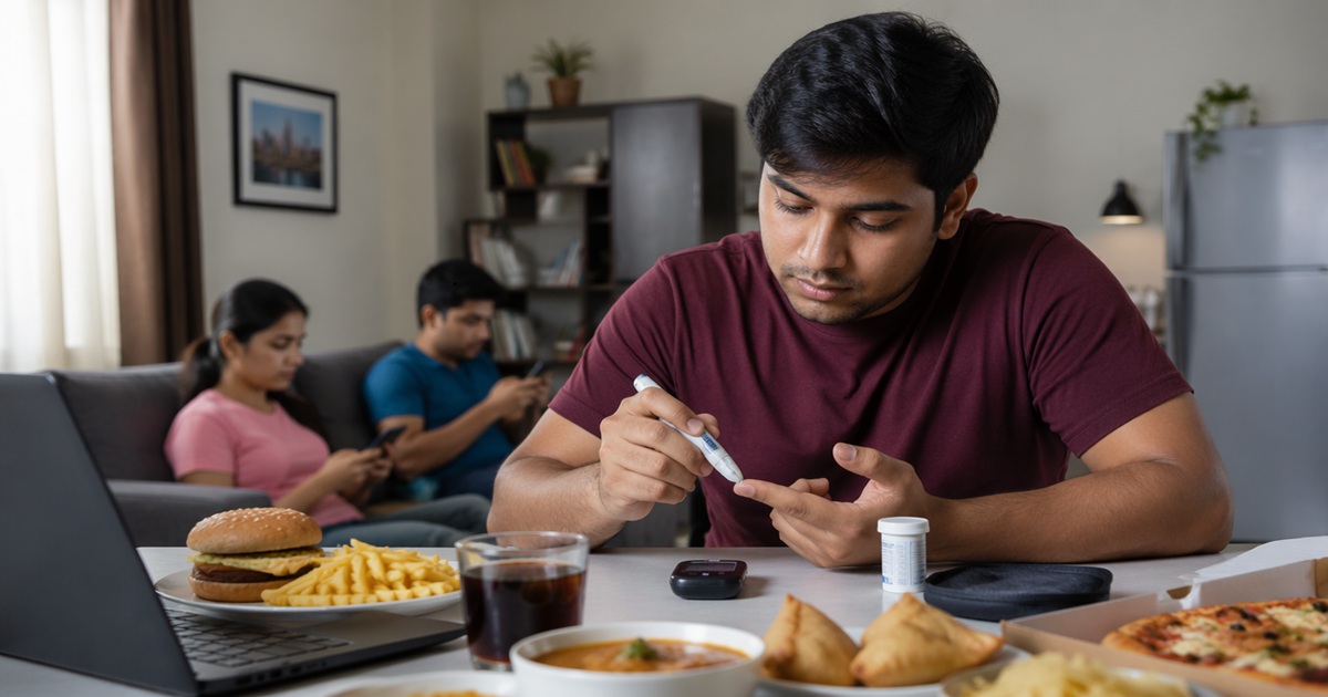 young-adults-diabetes-lifestyle-food-sleep-study