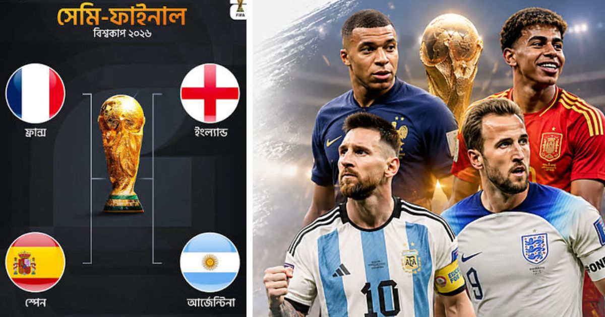 fifa world cup 2026 top four teams in fifa ranking are in semifinal hard fight in football history