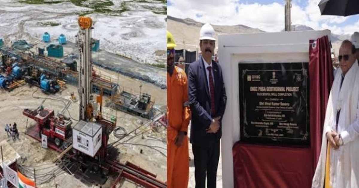 ladakh geothermal wells 14,000 feet above sea level,1,000 meters below ground