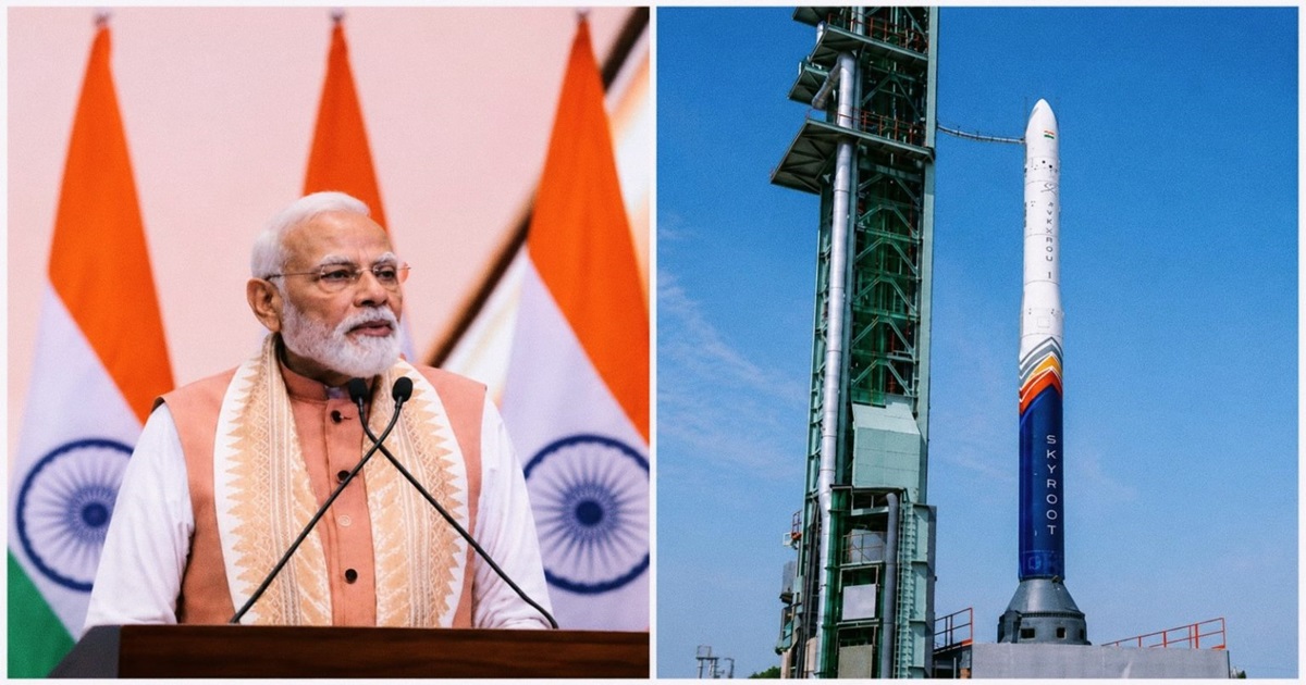 pm modi on vikram-1 launch hails skyroot said india's youngsters have proven they can be trusted