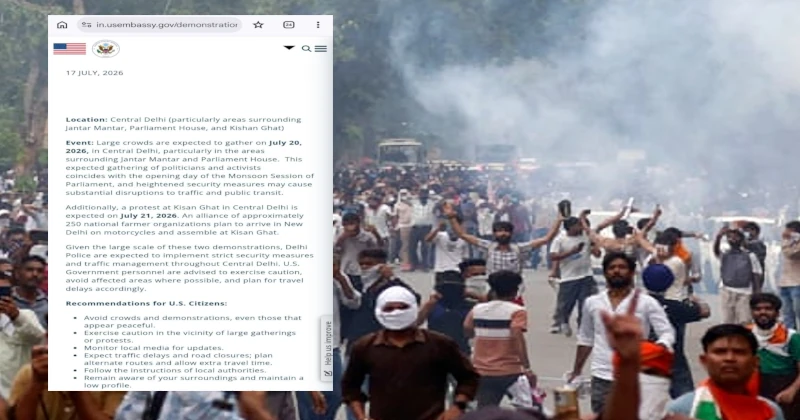 delhi protest us embassy's precise protest alert sparks row how they know