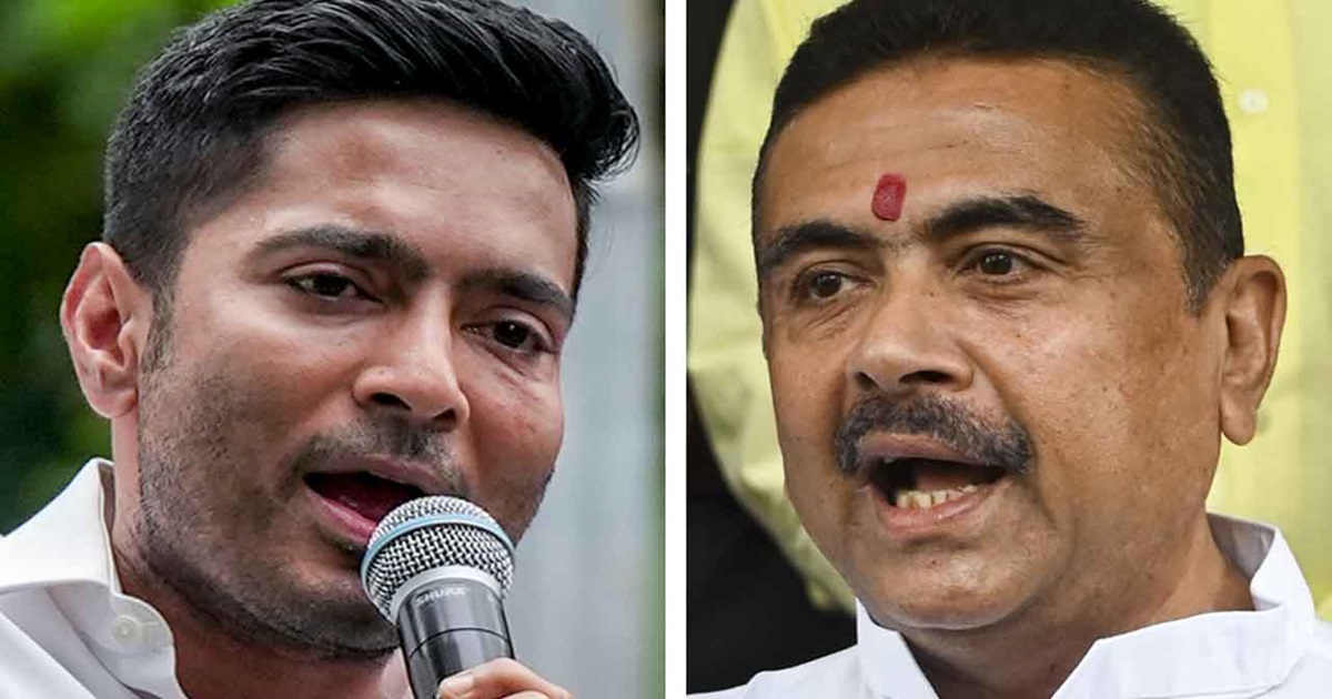 suvendu attacks abhishek cm challenged bhaipo to fight from diamond harbour