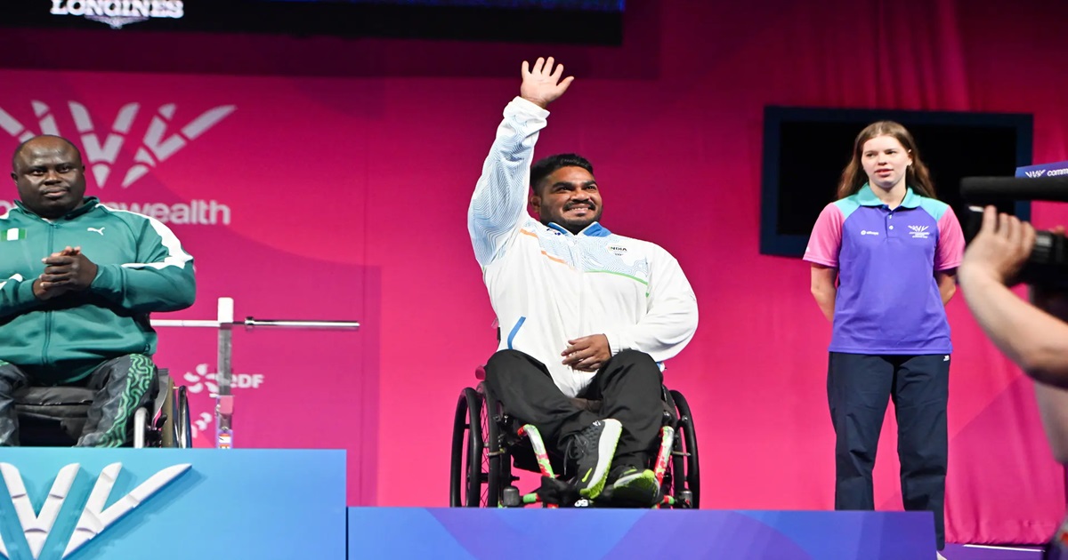 pm modi hails jhandu kumar for winning bronje medal in cwg 2026 para powerlifting