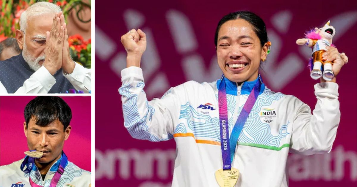 mirabai chanu powers india to first cwg 2026 gold medal rishikant singh dedicates his silver to pm modi