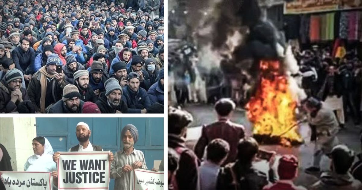 pok unrest pakistani forces open fire On unarmed civilians
