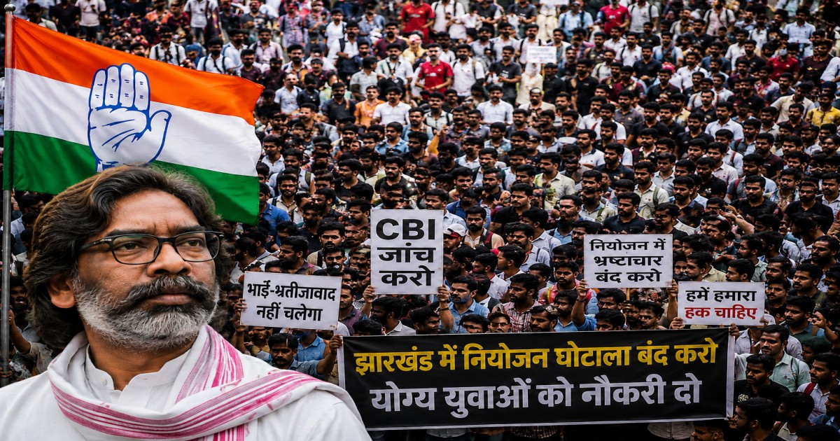 jharkhand-in-turmoil-due-to-job-agitation-unease-is-growing-within-the-alliance-is-congress-increasing-pressure-on-the-hemant-government