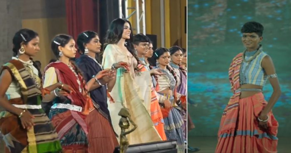 bastar former women naxals who once roamed in forests now walk fashion show in raipur