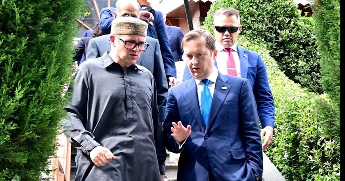 sergio gor said kashmir is an important part of india us ambassador meet with cm omar in srinagar