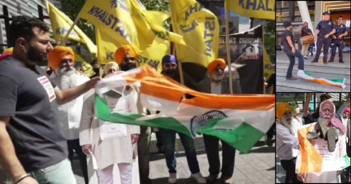 new-york-khalistanis-desecrate-indian-tricolour-rss-chief-mohan-bhagwat-address