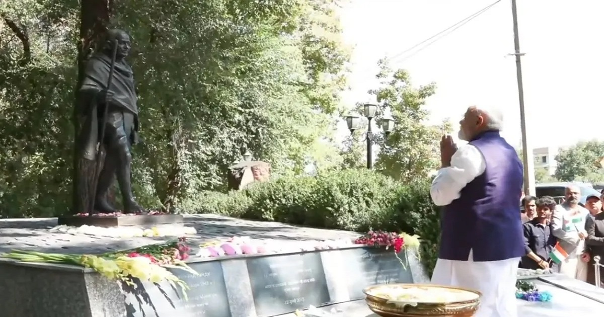 Pm-modi-pays-tribute-to-gandhi-in-bishkek-ahead-of-sco-summit-2026
