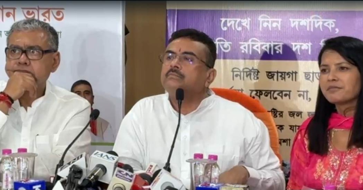 suvendu adhikari on dengue chairs key meeting said situation is under control