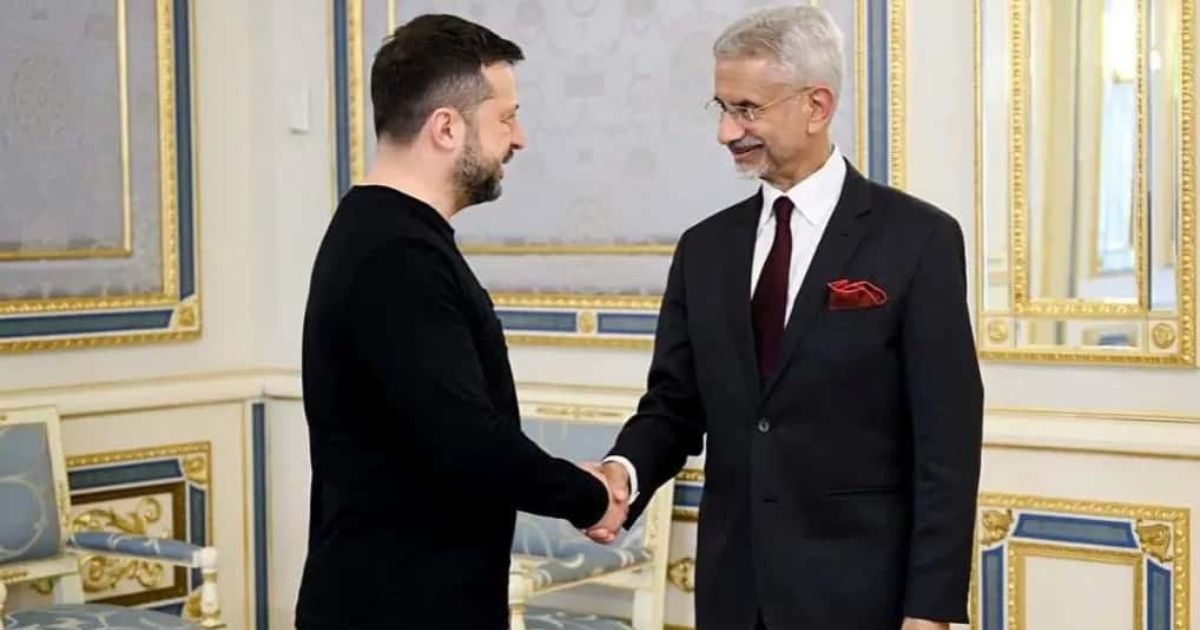 jaishankar zelensky meet ukraine questions india over russian oil purchase amid war delhi explains its stand