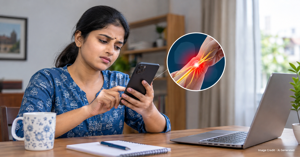 Touchscreen Typing Nerve Problems: মোবাইলে লাগাতার টাইপ করছেন? বুড়ো আঙুল-কবজির এই অসাড়তা হতে পারে বিপদের ইঙ্গিত
