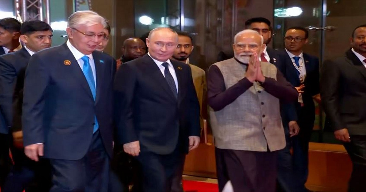pm-modi-hosts-gala-dinner-for-brics-leaders-at-bharat-mandapam