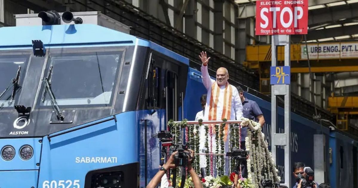 ahmedabad india's 1st lng powered train start from gujarat's sabarmati