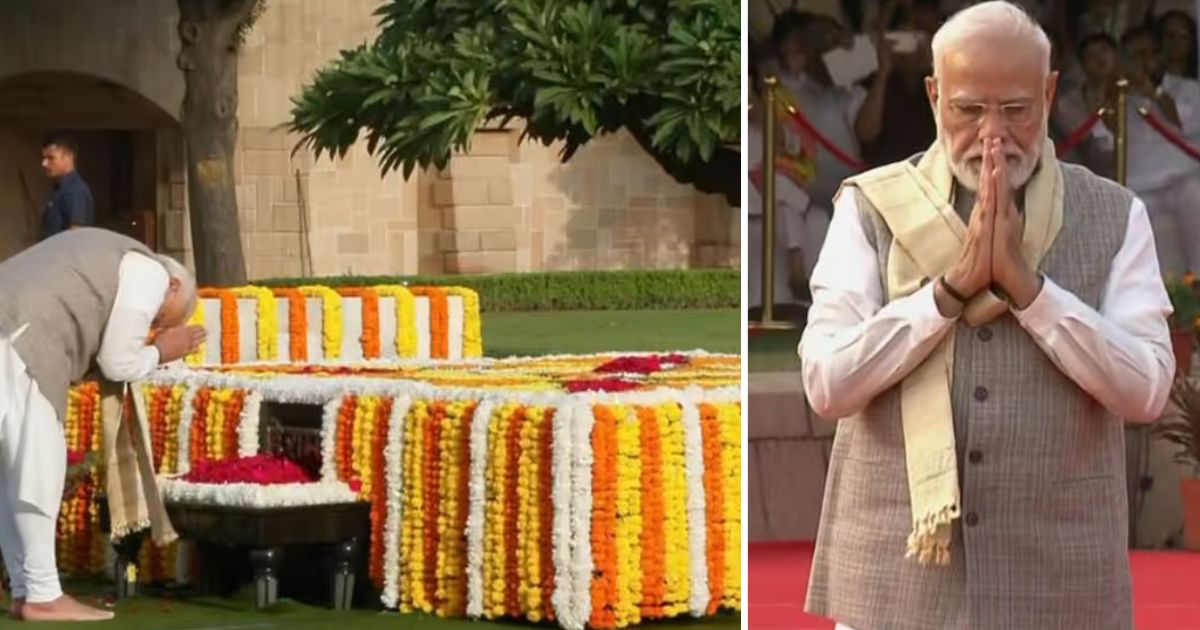 PM Modi's Tribute To Bapu