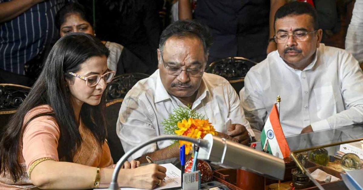 koel mallick joins bjp she is the party candidate of rajya sabha from west bengal