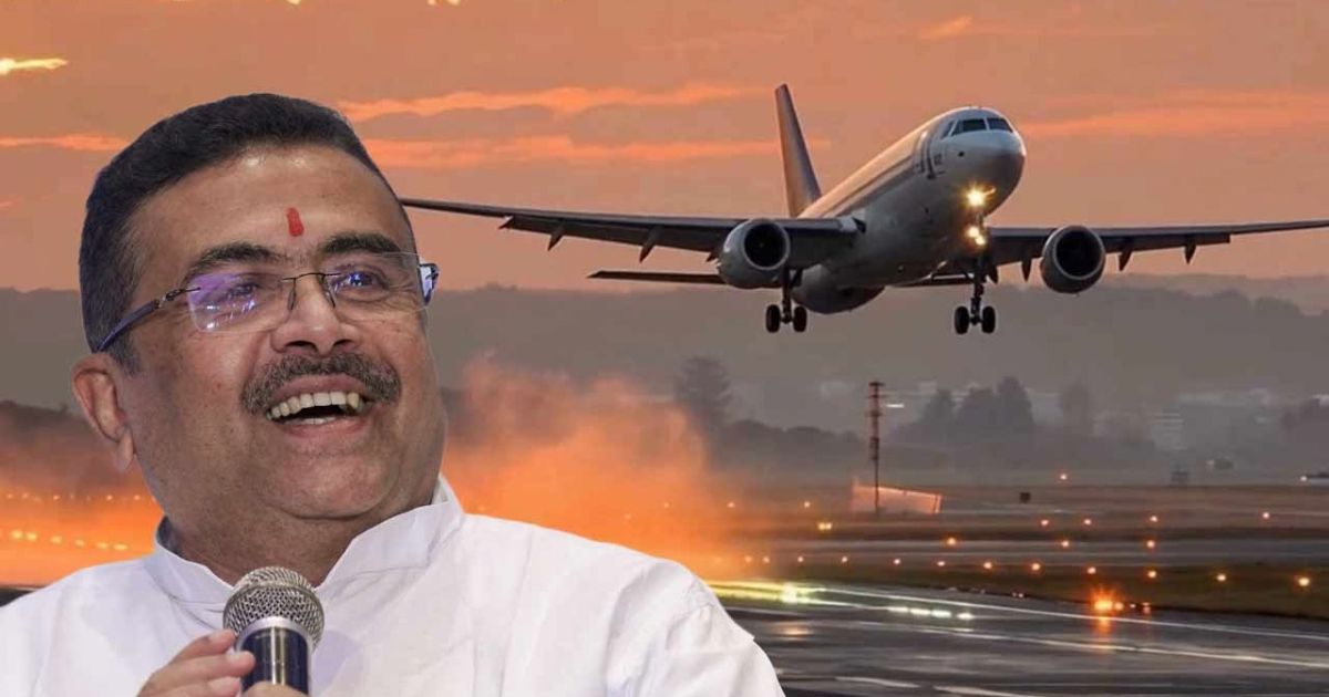 new airports in west bengal under uddan scheme suvendu adhikari requested for direct Kolkata europe flight