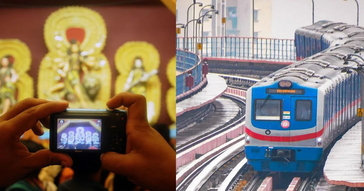 Kolkata Metro to run night-long services on peak Durga Puja days