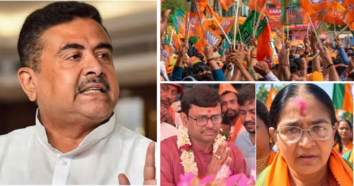 nandigram rejinagar by election results 2026 bjp win both seats in record margin