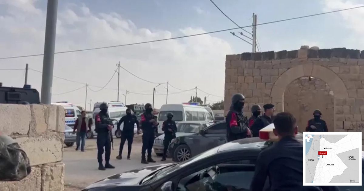 jordan church shootout seven dead by gunmen at funeral service